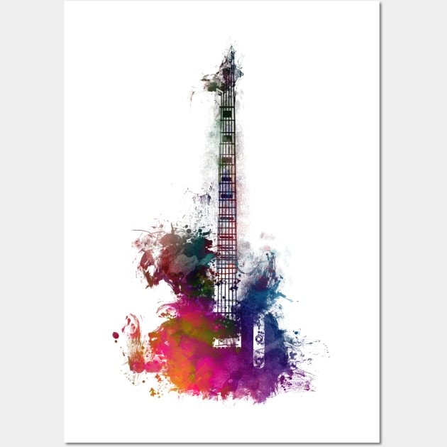 Guitar music art #guitar #music Wall Art by JBJart